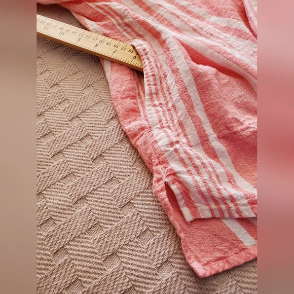 Denim & Co. Striped Yarn Dyed Woven Top - Picture 13 of 14